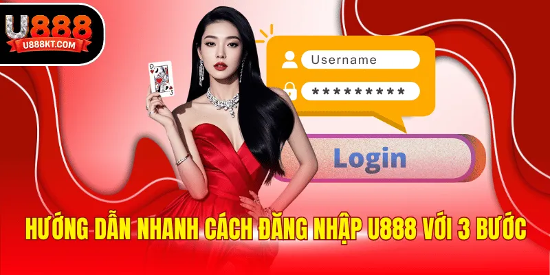 Hướng dẫn nhanh cách đăng nhập U888 với 3 bước