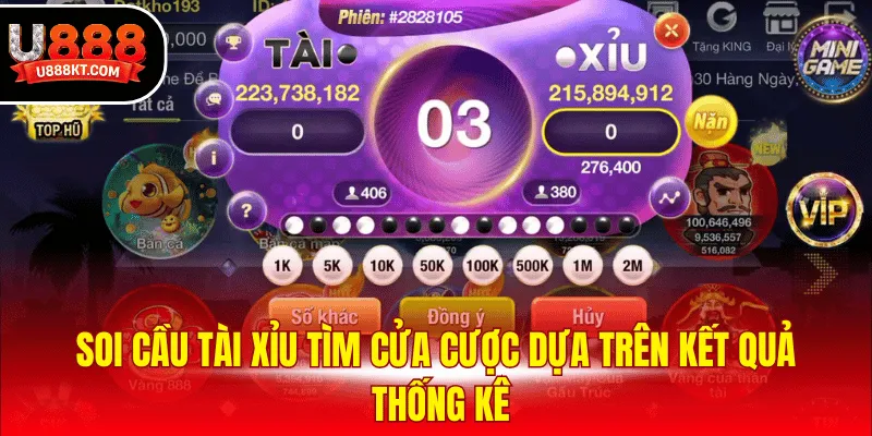Soi cầu tài xỉu tìm cửa cược dựa trên kết quả thống kê